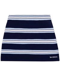 Sporty & Rich - Striped Mini Skirt - Lyst