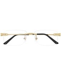 Cartier - Rimless Glasses - Lyst