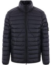 Stone Island - Loom Woven Chambers Zip-Up Puffer Jacket - Lyst