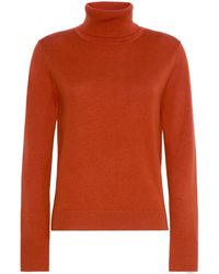 Max Mara - Allegra Elbow-Patch Roll-Neck Sweater - Lyst
