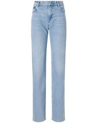 Guest In Residence - Straight-Leg High-Waisted Jeans - Lyst
