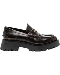 Alexander Wang - Carter 45Mm Mid-Heel Leather Loafer - Lyst