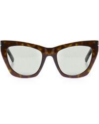 Saint Laurent - Eyewear Sl 214 Kate Cat-Eye Sunglasses - Lyst