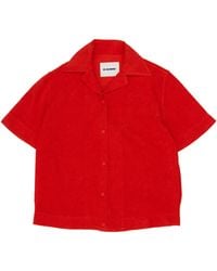 Jil Sander - Short Sleeved Buttoned Shirt - Lyst