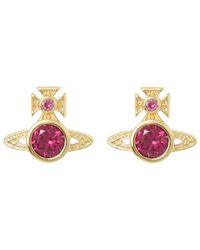 Vivienne Westwood - London Orb Crystal-Embellished Earrings - Lyst