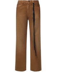 Ann Demeulemeester - Bescheidene 5-Pocket Relaxed Flared Trousers - Lyst
