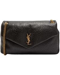 Saint Laurent - Calypso Large Padded Leather Shoulder Bag - Lyst