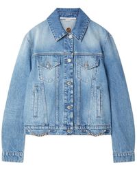Stella McCartney - Button Down Denim Jacket - Lyst