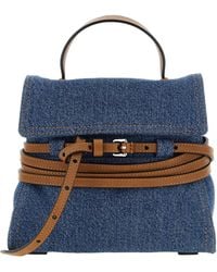 Moschino - Tie Me Small Clutch - Lyst