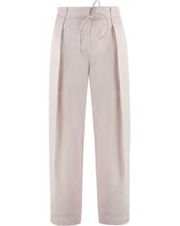 Yves Salomon - Cropped Straight-Leg Pants - Lyst
