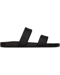 Saint Laurent - Nichols Open Toe Slides - Lyst