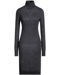 MM6 by Maison Margiela - Slimfit Wool Dress - Lyst