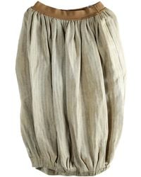 Uma Wang - Pleated Midi Skirt - Lyst