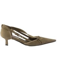 Prada - Canvas Pumps - Lyst