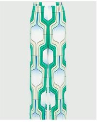 Marella - Patterned Casual Pants - Lyst