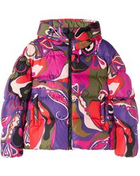 PUCCI - Pucci Printed Down Jacket - Lyst