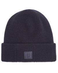 Fendi - Logo Patch Beanie - Lyst