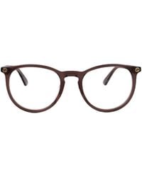 Gucci - Eyewear Round Frame Glasses - Lyst