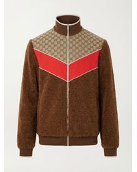 Gucci - Gg Monogram-Pattern Zip-Up Jacket - Lyst