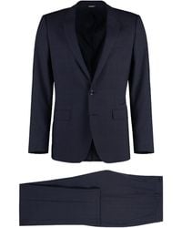 Dolce & Gabbana - Single-Breasted Glen Plaid Martini-Fit Suit - Lyst