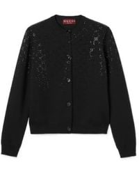Gucci - Button-Up Knit Cardigan - Lyst