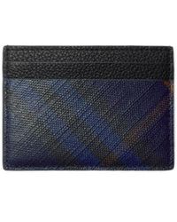 Burberry - Check Printed Card Holder - Lyst