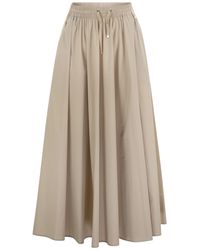 Herno - Pleated Detail Skirt - Lyst