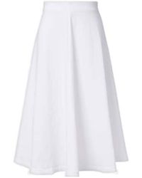 Altuzarra - Varda Cotton-Blend Midi Skirt - Lyst