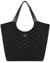 Pinko - Puzzle-Quilted Shopper Bag - Lyst