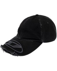 DIESEL - C-Jarl Logo-Patch Cotton Cap - Lyst