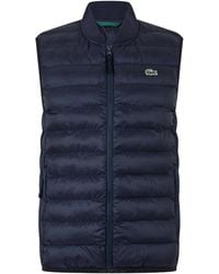 Lacoste - Quilted Gilet - Lyst