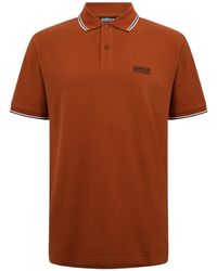 Barbour - Tipped Short Sleeve Polo Shirt - Lyst