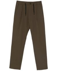 Herno - Pleated Drawstring Trousers - Lyst
