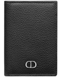 Dior - Cd Icon Vertical Bifold Card Holder - Lyst