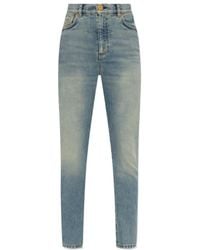Balmain - Vintage Effect Jeans - Lyst