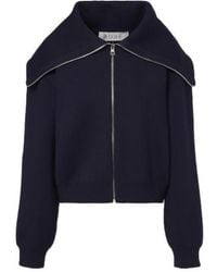 Rohe - Wool Zip-Up Cardigan - Lyst