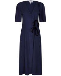 Ganni - Wrap Mini Drs Ld99 - Lyst