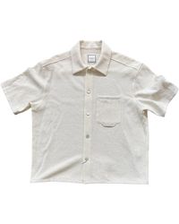 WOOYOUNGMI - Button-Up Chest-Pocket Shirt - Lyst