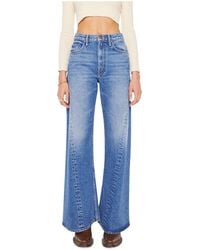 Mother - The Lemon Twist Sneak Button-Fly Jeans - Lyst