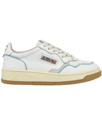 Autry - Logo-Patch Low-Top Sneakers - Lyst