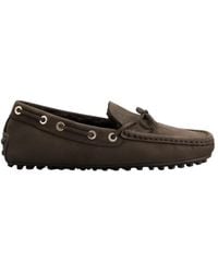 Tod's - City Gommino Loop Lace Loafers - Lyst