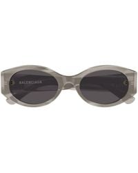 Balenciaga - Eyewear Oval Frame Sunglasses - Lyst