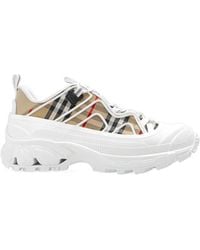 Burberry - Arthur Vintage Check Sneakers - Lyst