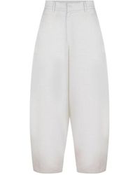 Alysi - Elastic-Waist Wide-Leg Pants - Lyst
