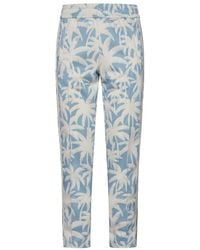 Palm Angels - Palm-Printed Elasticated Waist Track Pants - Lyst