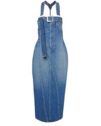 Jean Paul Gaultier - Denim Maxi Dress - Lyst