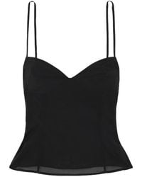 St. Agni - Stretch Silk Voile Camis - Lyst
