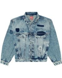 DIESEL - D-Denver-S2 Denim Jacket - Lyst