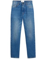 Ami Paris - Logo Patch Straight-Leg Jeans - Lyst