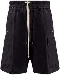 Rick Owens - Cargobela Drawstring Shorts - Lyst